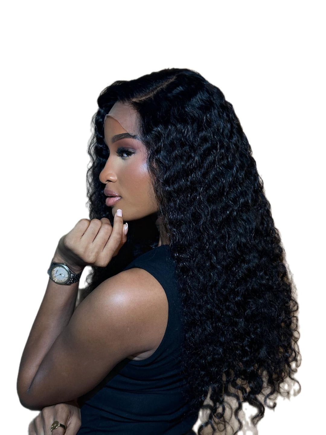 Crown | Glueless Deep Curly | 100% Virgin Human Hair