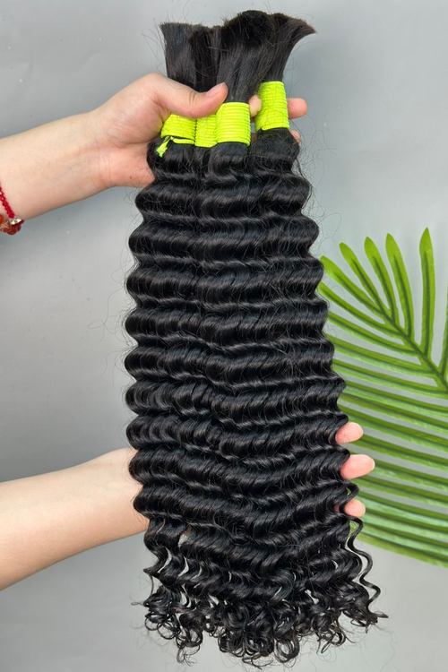 Bundled Pure Virgin Italy Curly / 100 grams (HUMAN HAIR BULK)