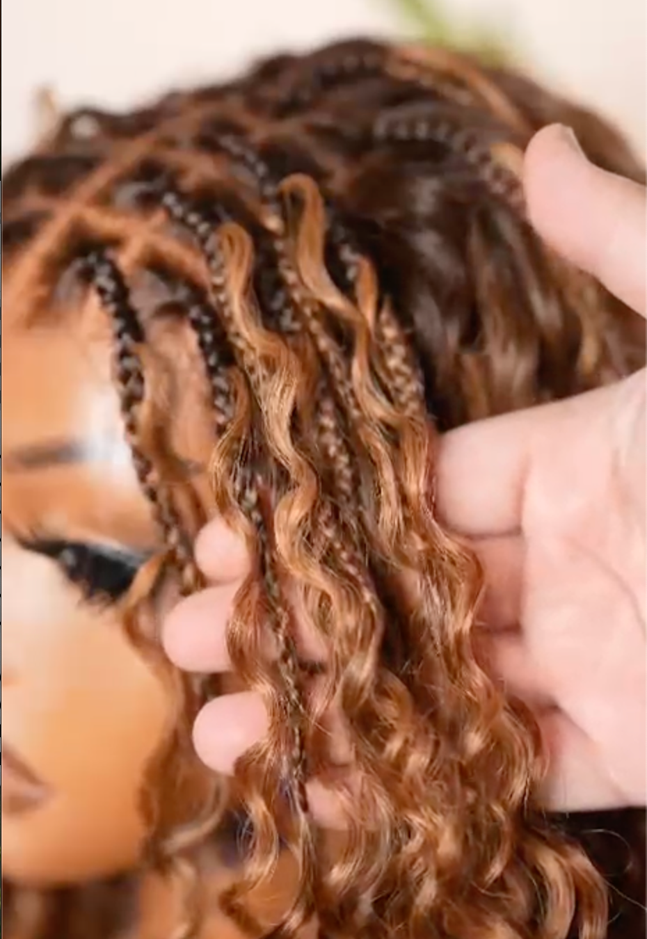 Human Hair Braided Wig