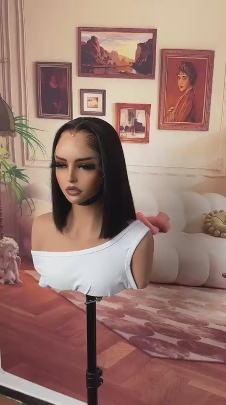 Load video: Lagos Hairline Bob Wig (Copy)
