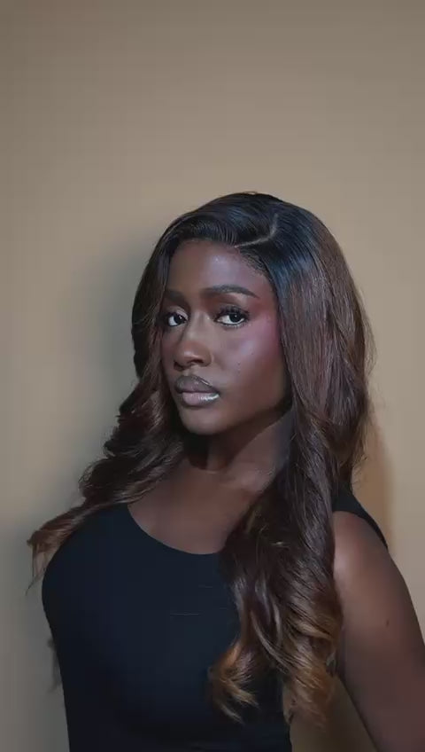 Human Luxe Hair Amber Muse glueless wig with 5x5 HD lace closure