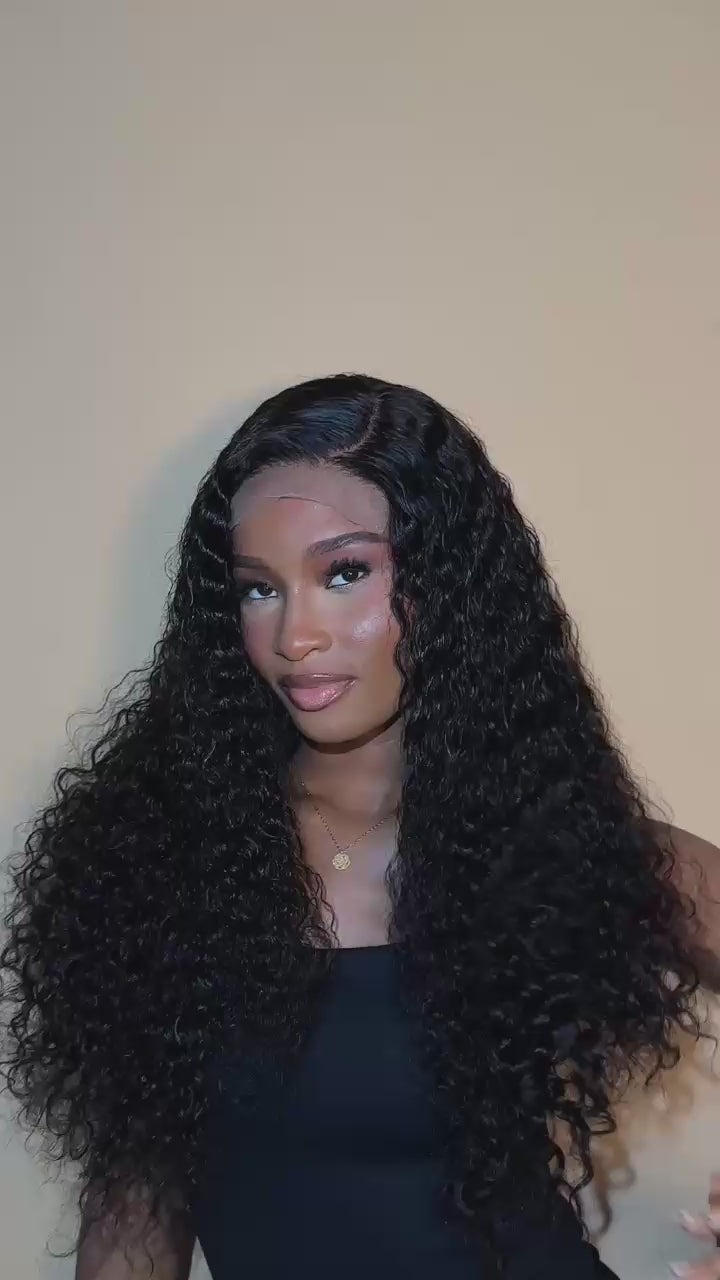 Crown | Glueless Deep Curly | 100% Virgin Human Hair